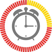 grafica di un orologio